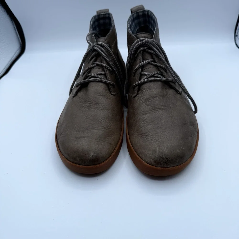 Chaco Davis Mid Top Leather Casual Ankle Boot Size US 11‎ Grey JCH106687